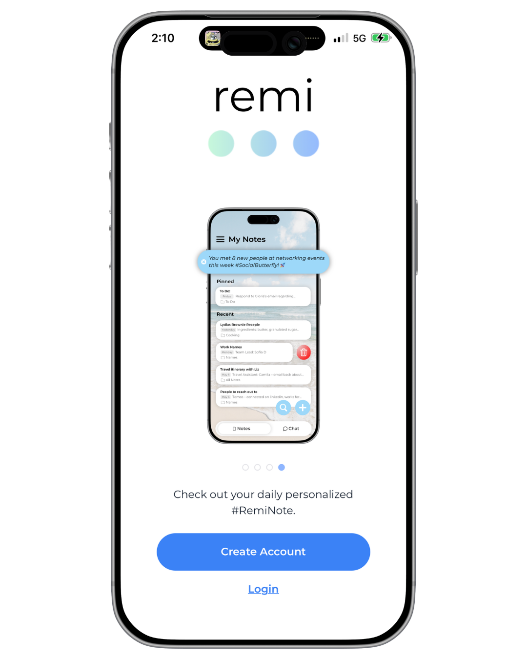 Remi App Screenshot
