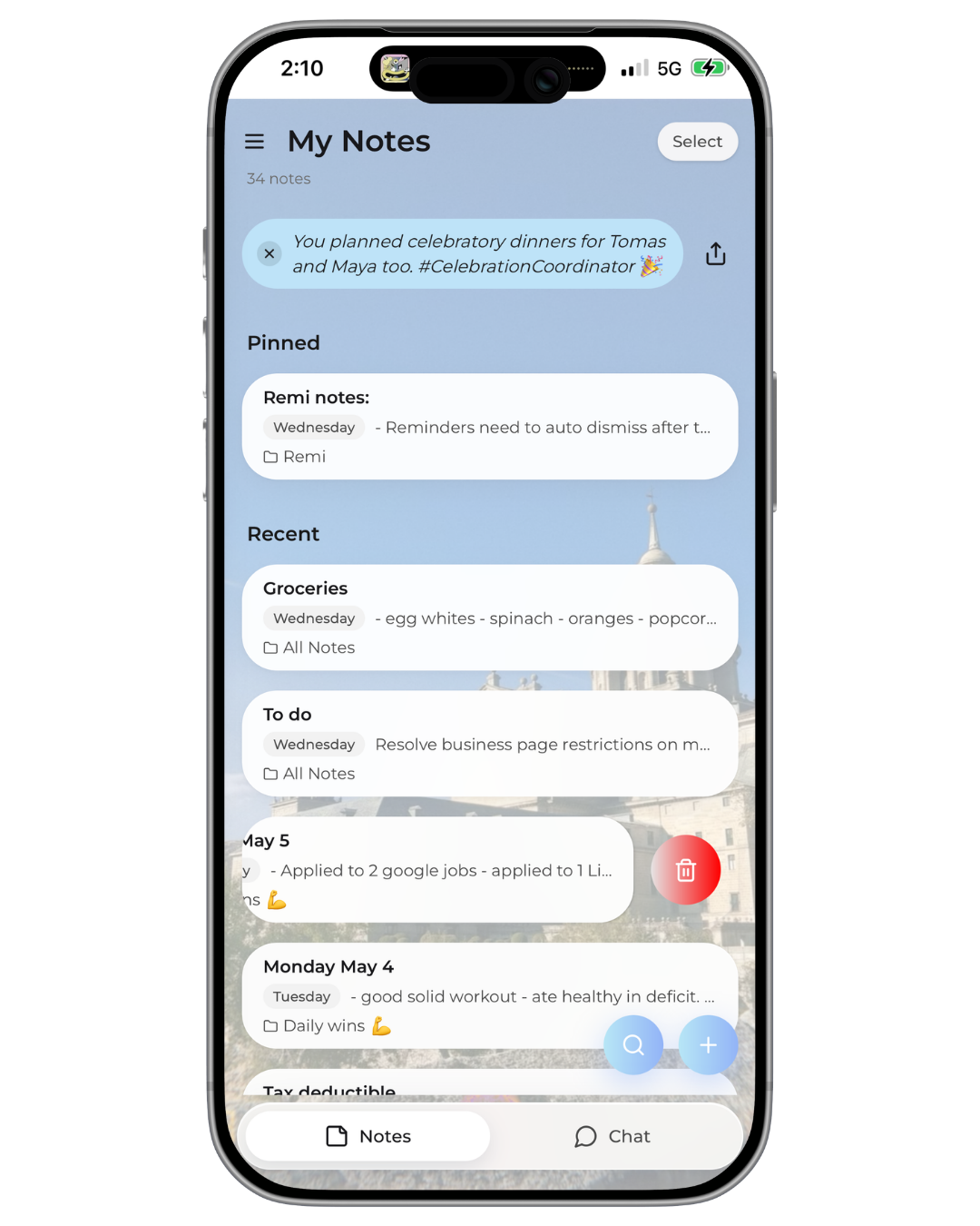 Remi App Screenshot