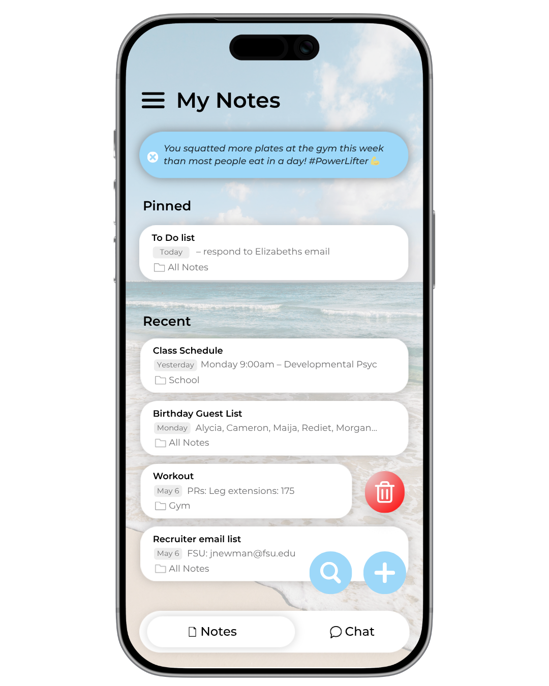 Main App Screen — Canva Mockup